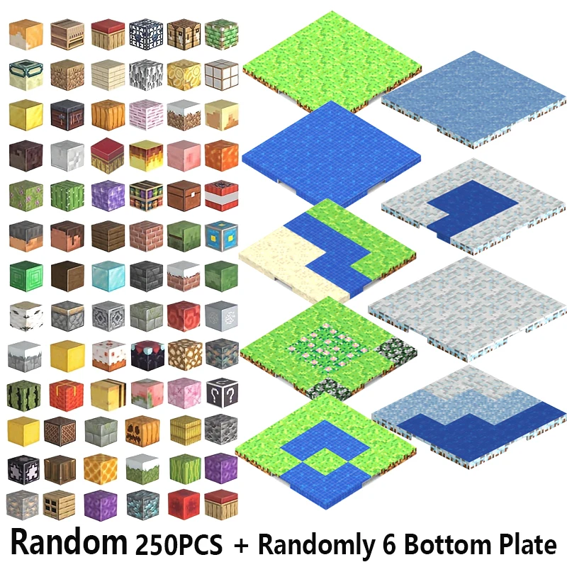 

Магнитные строительные блоки «сделай сам», игрушки STEM с опорной пластиной, шахтный мир, случайный узор, образовательный конструктор, набор для детей, подарки для мальчиков