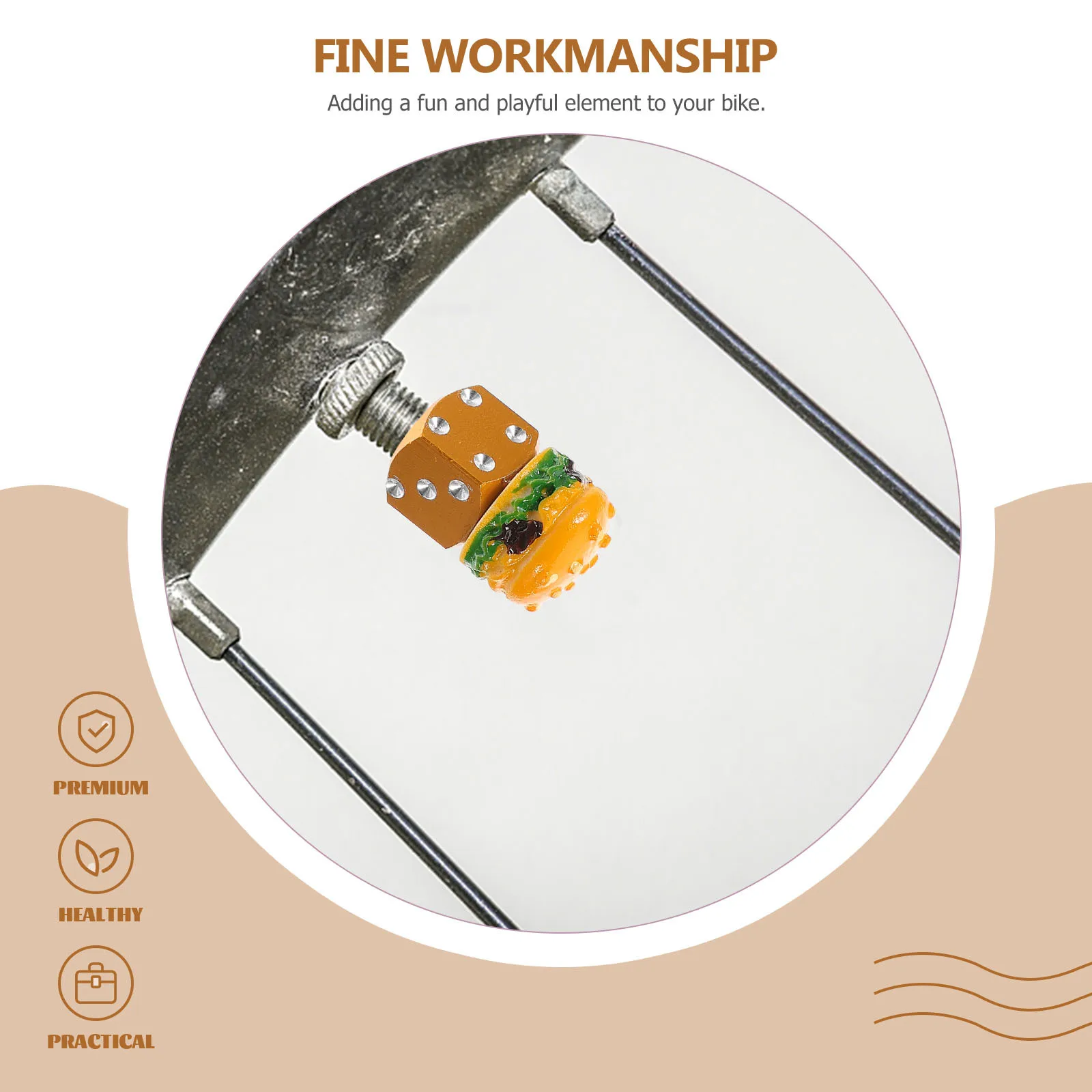 1 قطعة هامبورغ نمط دراجة الإطارات صمام قبعات الفولاذ المقاوم للصدأ الغبار يغطي للدراجات الإطارات حماية صمام الجذعية قبعات عدة