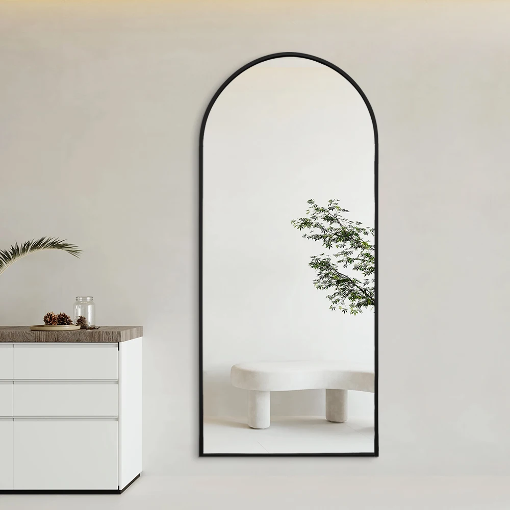 -ForModern Arch Floor & Full Length Gold Framedl Full-Length Mirror 80x180cm Dressing Mirror for Bedroom Living Room&