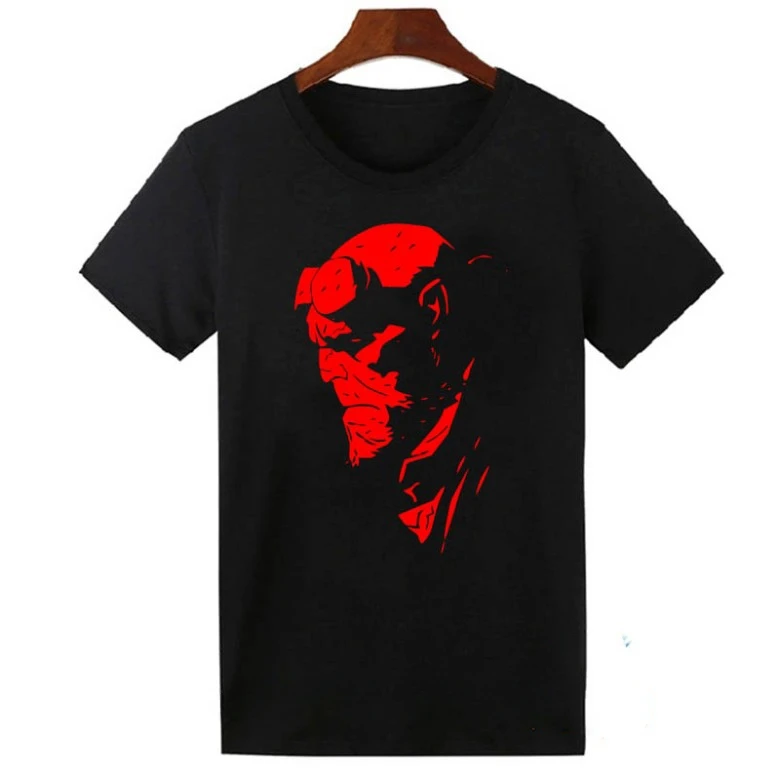 Rise of the Blood Call of Darkness Camisetas Hombre TOPS TEE SHIRT HELLBOY COMIC COOL T SHIRT UNISEX T-SHIRT  harajuku