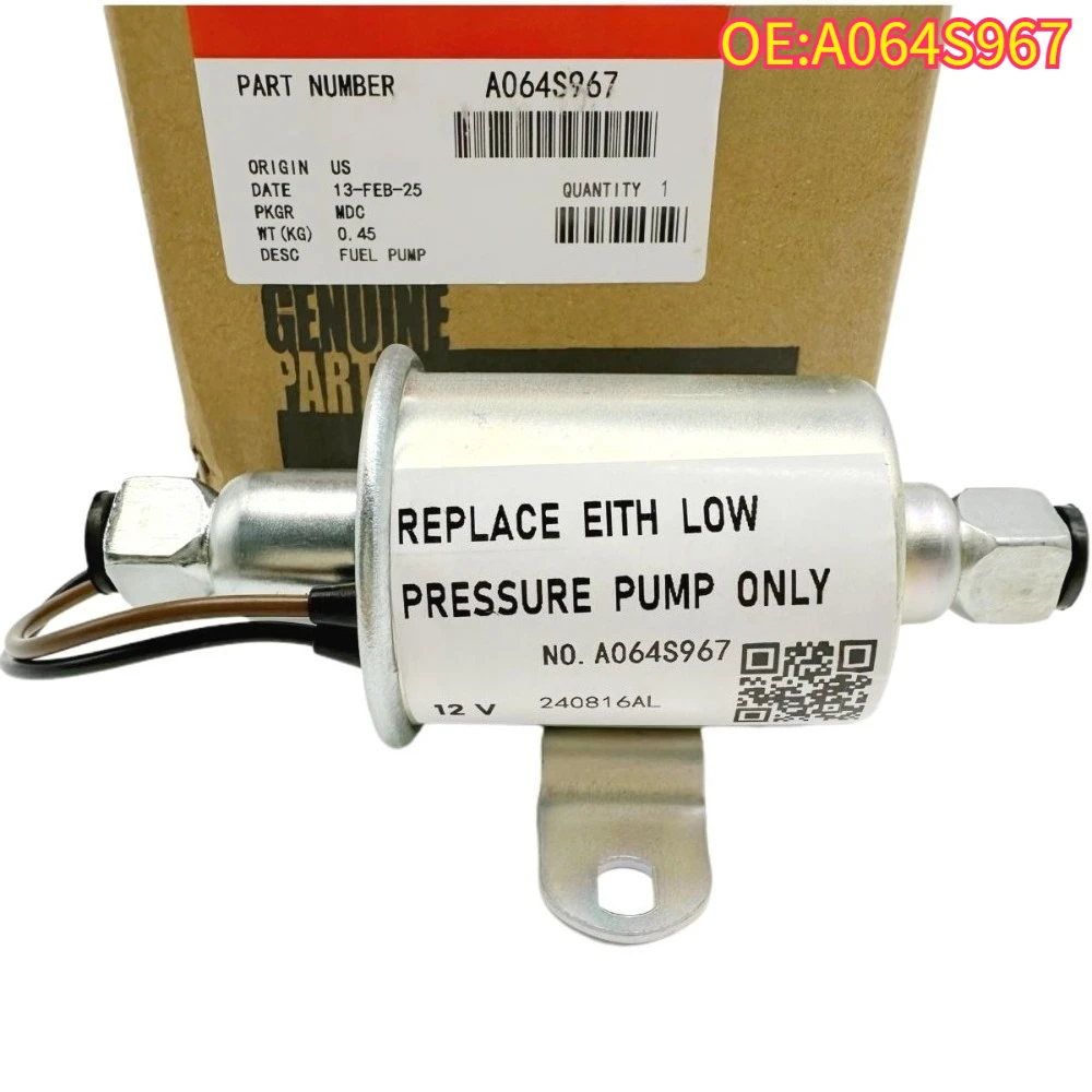 

High quality New For A064S967 12V Fuel Pump Cummins Onan Generator 3.5-5 PSI 25-35 GPH 149-2790