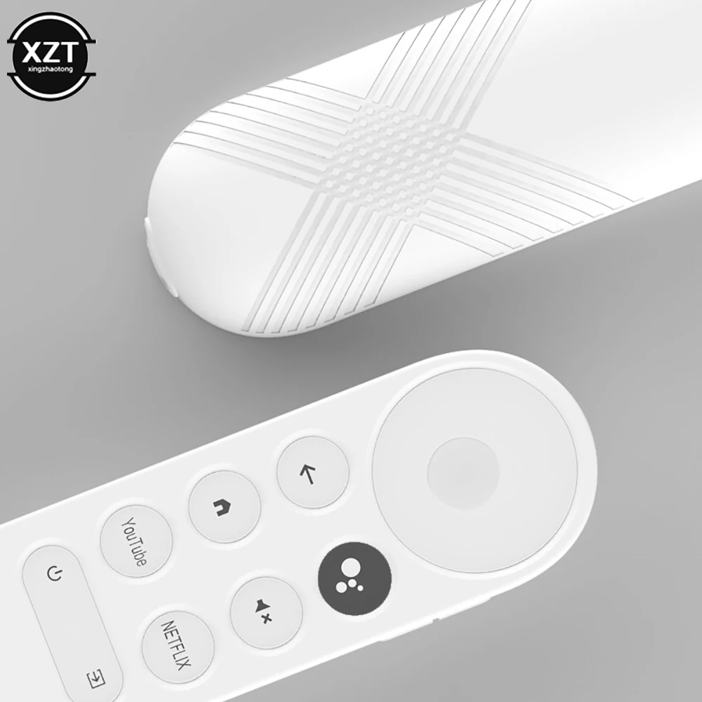 Non-slip Soft Silicone Case For Chromecast Remote Control Protective Cover Shell for Google TV 2020 Voice Remote Control