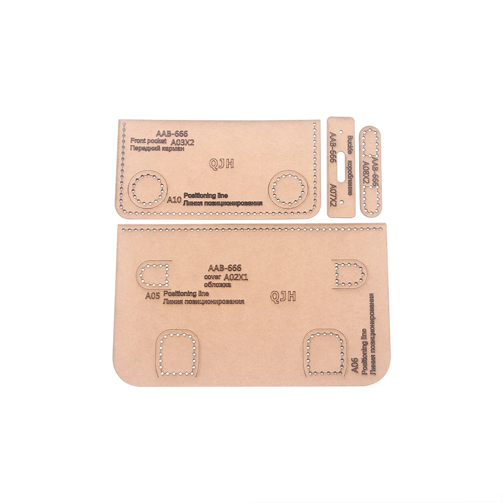 Modello di carta Kraft artigianale in pelle fatta a mano fai da te Mini borsa a tracolla da donna borsa a tracolla in acrilico versione disegno