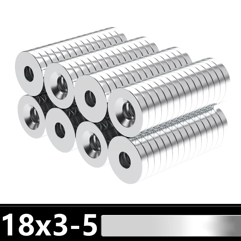 

18x3-5mm With Holes iman Refrigerator Magnets DIY Office Whiteboard Workshop