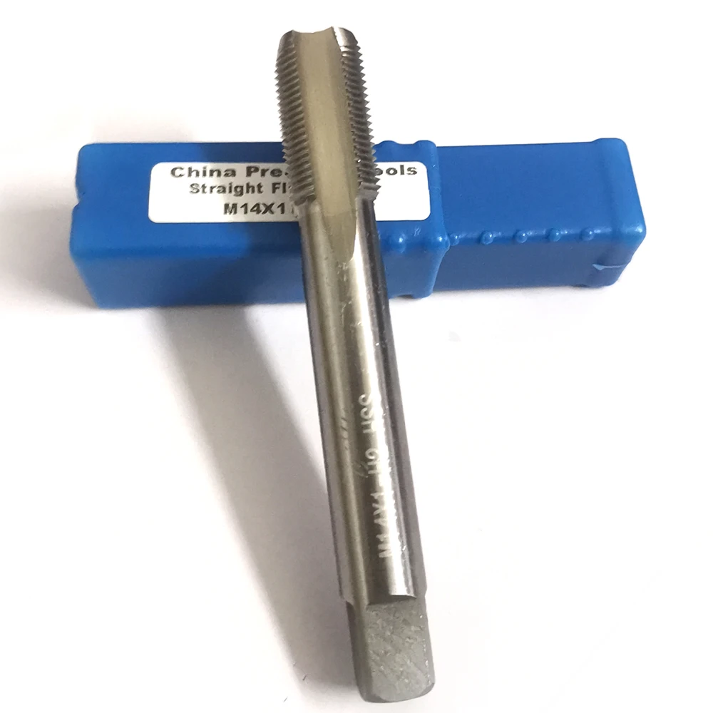 HSS Metric thread tap M14 Right hand Fine screw taps left thread machine tap m14x1.75 m14x1.5 m14x1.25 m14x1 m14x0.75 m14x0.5