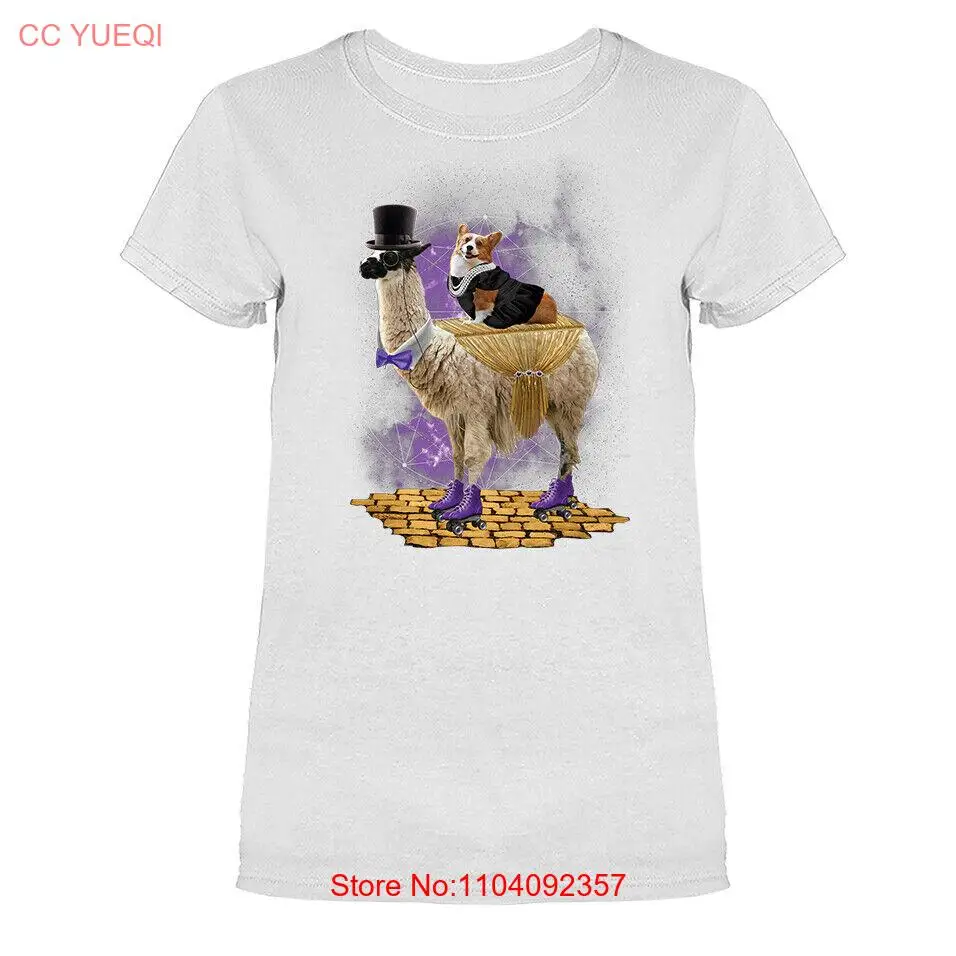 

Corgi Express Animal Pet Funny Joke Humor Humorous Graphic Womens T-shirt
