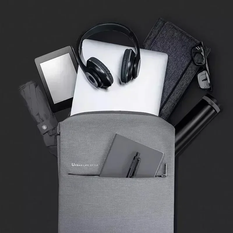 Xiaomi الحد الأدنى الحضرية على ظهره 2 ترقية الرجال والنساء 15.6 بوصة كمبيوتر محمول USB حقيبة السفر حقيبة ظهر للكمبيوتر المحمول مقاوم للماء