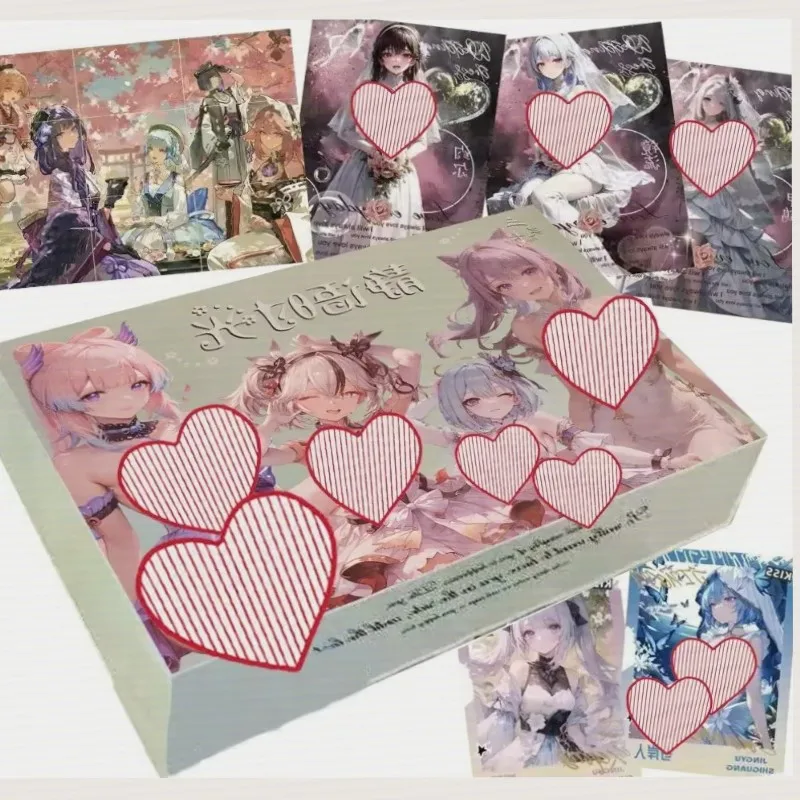 Genshin Impact Collectible Trading Cards Beautiful Anime Girl Character Hobby Card Set Collection Gift For Otaku Anime Fans