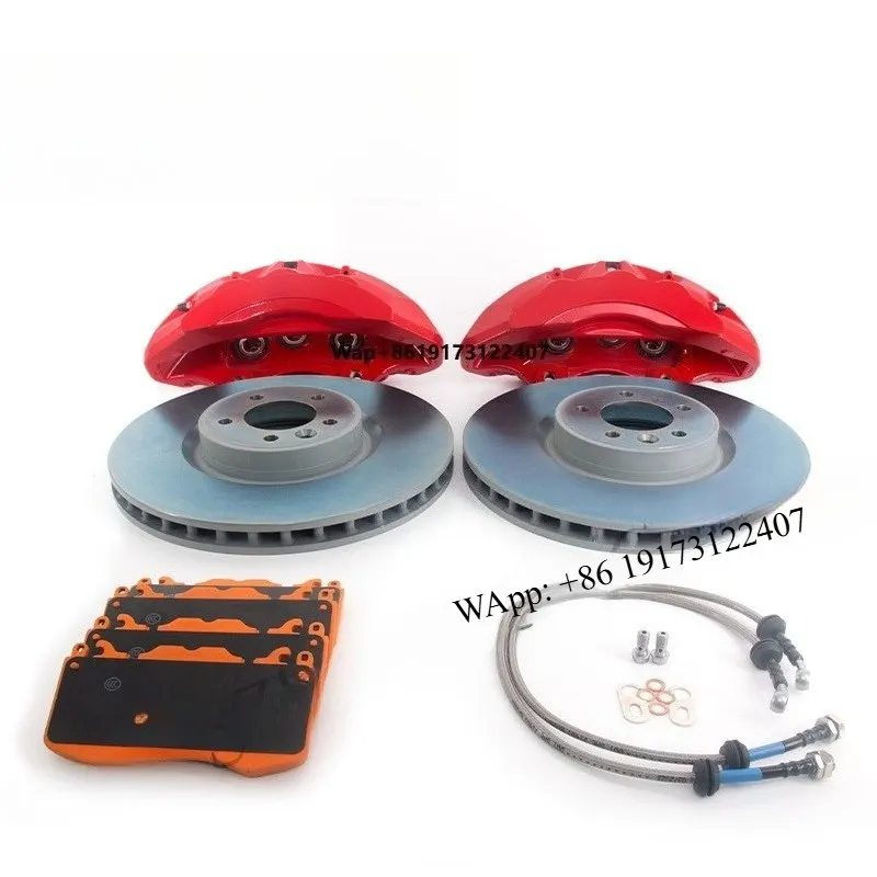 For 19+inch Wheels Brake Caliper Kit 6 Piston Front 380mm Rear 34mm Car Caliper Brake Set for l Defender benz
