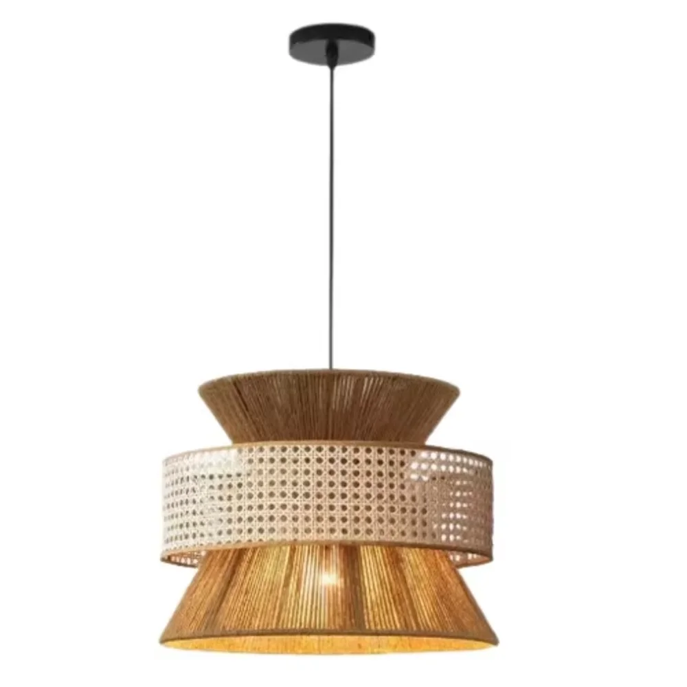 Handmade 40/50/60CM Rustic Style Chandeliers Design Pendant Lights Top Selling Rope Hanging Home Lighting Decor