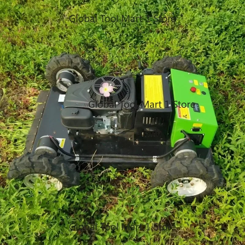 

4wd Remote Control Wheel Self Charging 24V Zero Turn Lawn Mower For Garden Farm Orchard Using