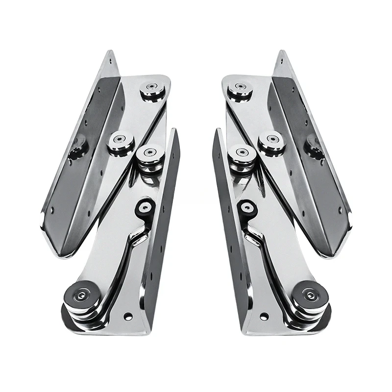 Marine Accessories Seat Base Hinge Stainless Steel Adjustable Folding Boat Seat Pedestal for Yacht