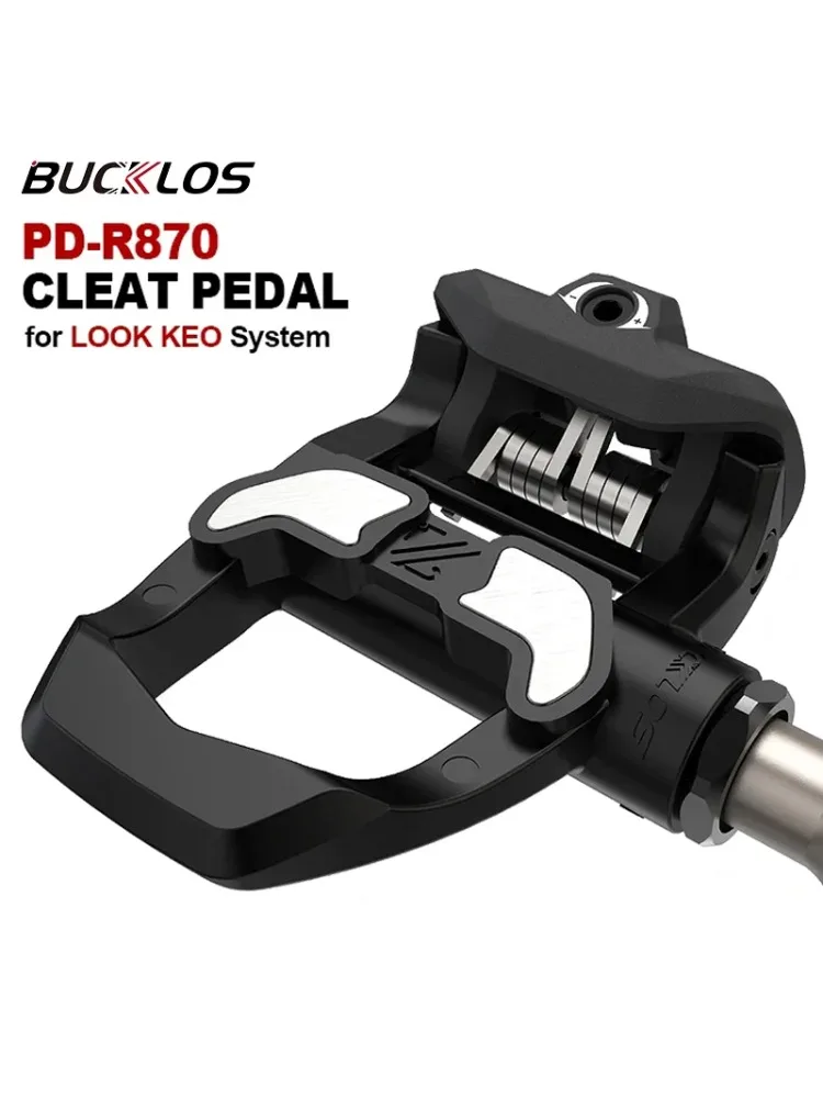 AliExpress BUCKLOS Bike Pedal for LOOK KEO Road Bicycle Ultralight Bearing Pedal Platform Carbon/Nylon Cycling Cleat Pedals Clipless Parts