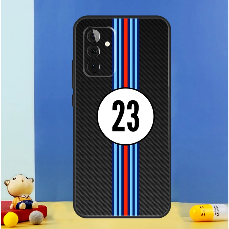 Racing Stripes racer Car Case For Samsung Galaxy A34 A14 A24 A15 A25 A12 A22 A32 A52 A51 A71 A13 A33 A53 A54 Cover