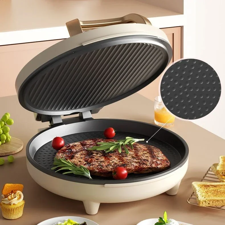 Electric Pancake Pan: Household. Automatic. Multifunction. Double-Sided Heating. Enlarged and Deepened.