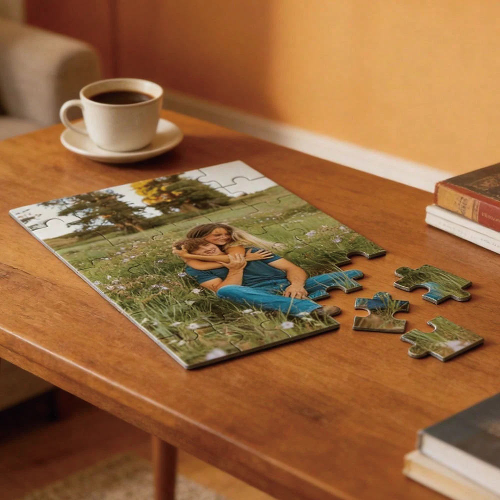 35/300/500/1050pcs Personalized Custom Photo Puzzle Couple Photos Puzzle Ideal Gifts For Him Her Family Friends Children