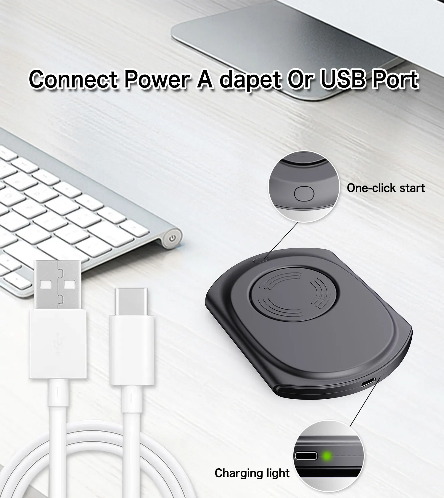 Mouse Jiggler USB Undetectable Mouse Mover Simulate Mouse Movement to Prevent Entering Sleep Keeps Computer Awake Plug-and-Play