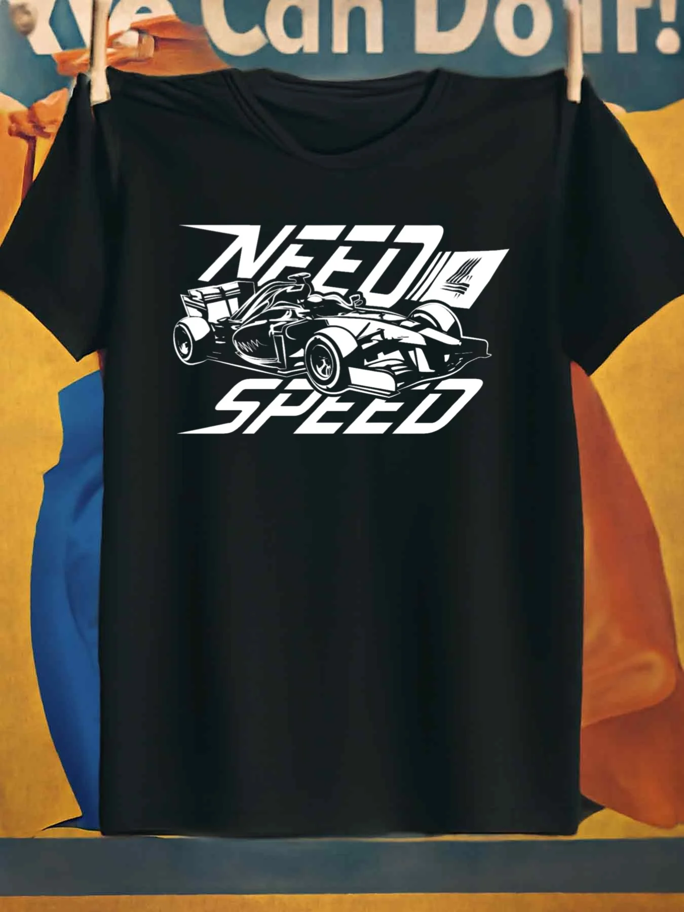 Need for Speed Racing Vintage Racing Car T-Shirt 100% Cotton O-Neck Short Sleeve Summer Casual Mens T-shirt Streetwear