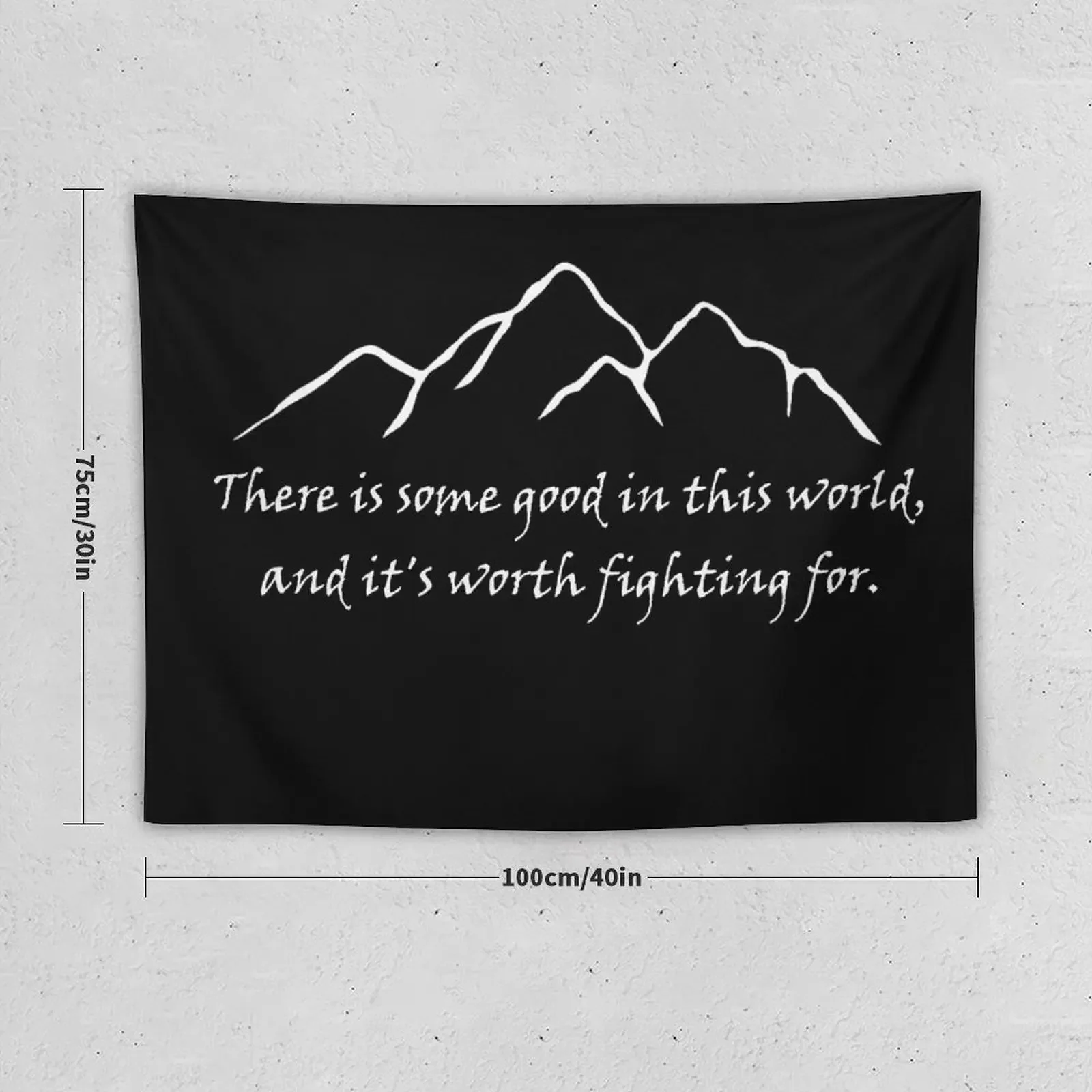 Samwise quote Tapestry Wallpapers Home Decor House Decor Room Decoration Aesthetic Room Aesthetic Tapestry