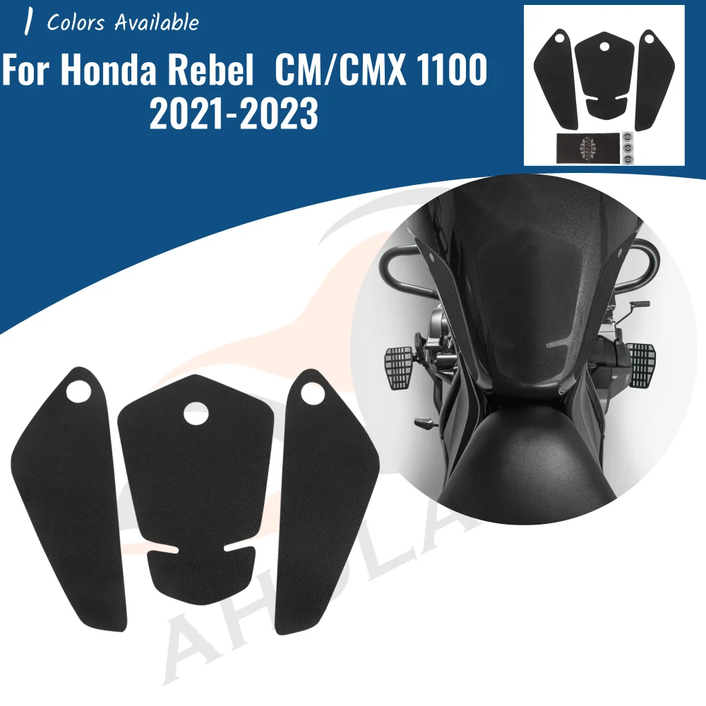 

For Honda Rebel CM CMX 1100 2021-2023 Tank Knee Grip Traction Side Decals Motorcycle Anti Slip CM1100 CMX1100 Tank Pad Stickers