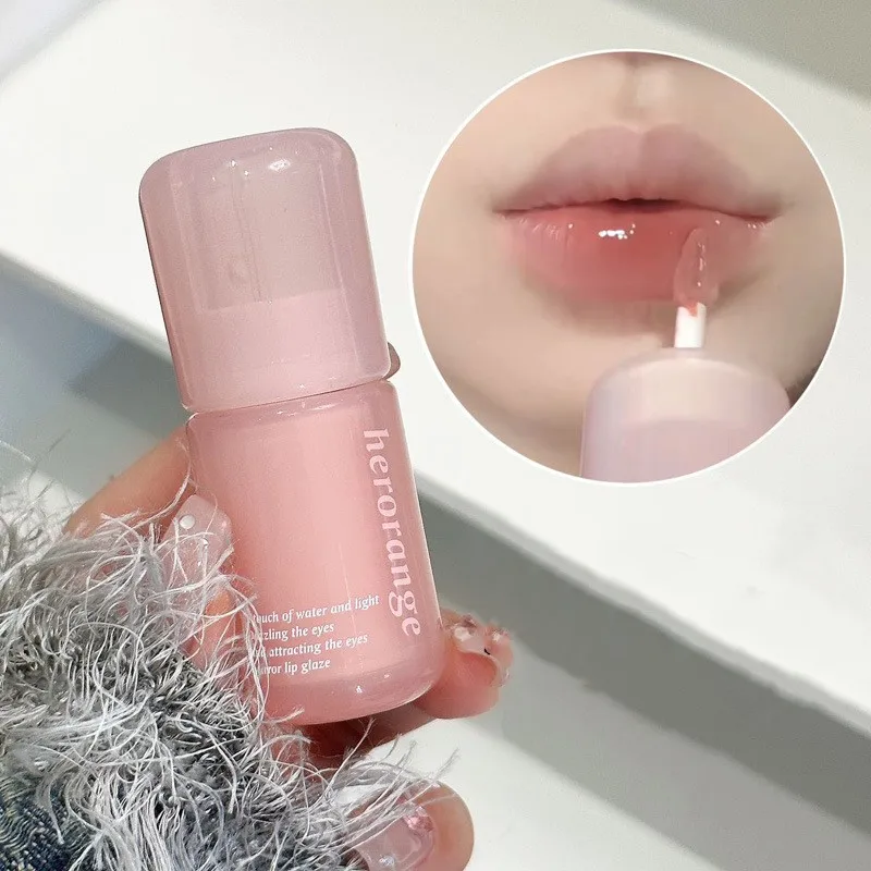 HERORANGE Full Shine Mirror Lip Gloss liquido idratante e idratante macchia per labbra altamente pigmentata per le donne