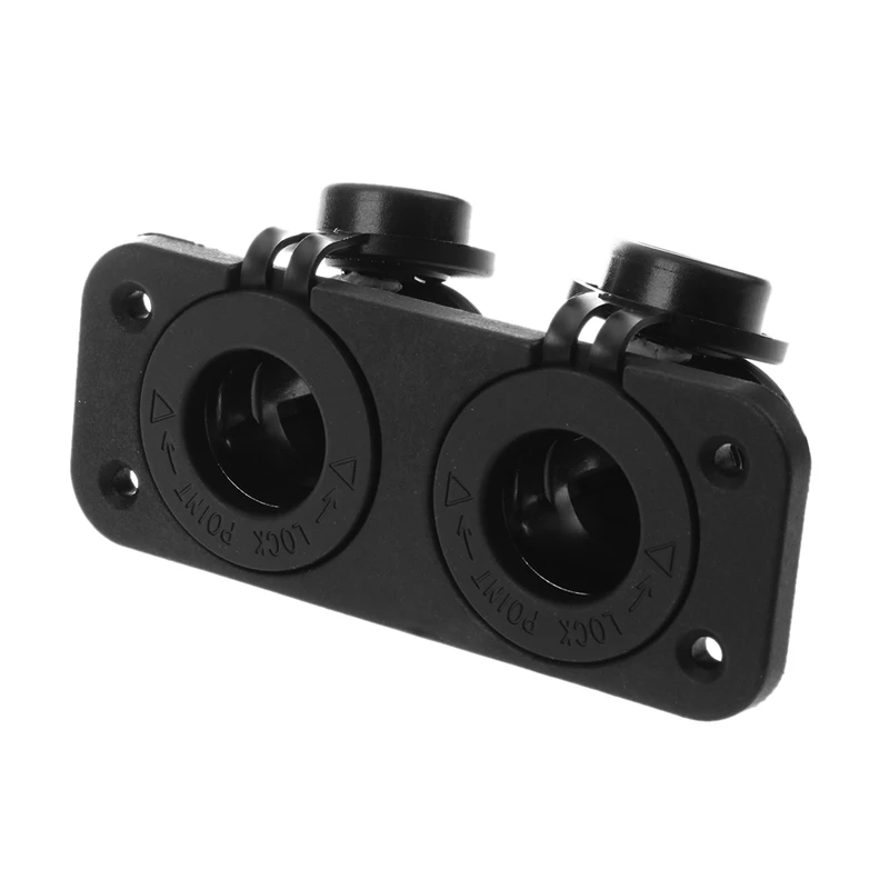 2X Car Auto Engine 2 Trade Cigarette Lighter Socket Adapter 12V / 24V Waterproof