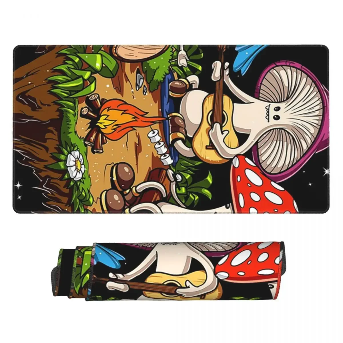Large Mouse Pad Hippie Magic Mushroom Gamer PC Laptop Mats Keyboard Carpet Computer Gaming Office Accessories Desk Mat