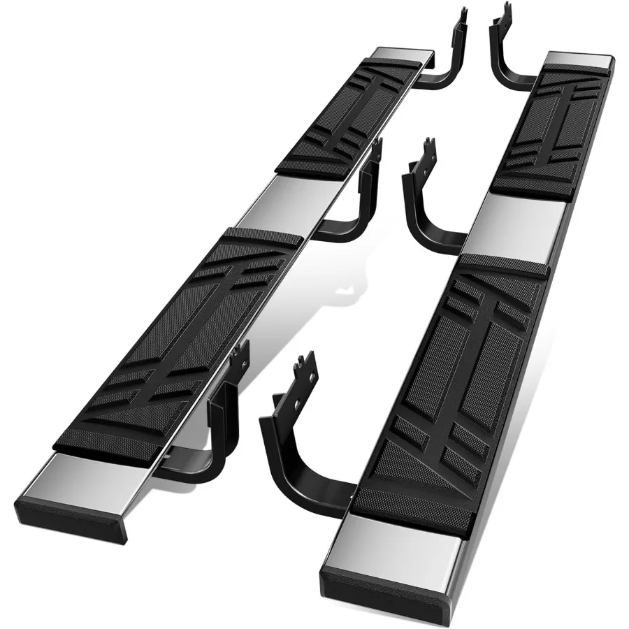 

Подножки из нержавеющей стали для Dodge Ram 1500 20092024 Classic Extended Cab 6,5 Полированные боковые направляющие с улучшенной ручкой