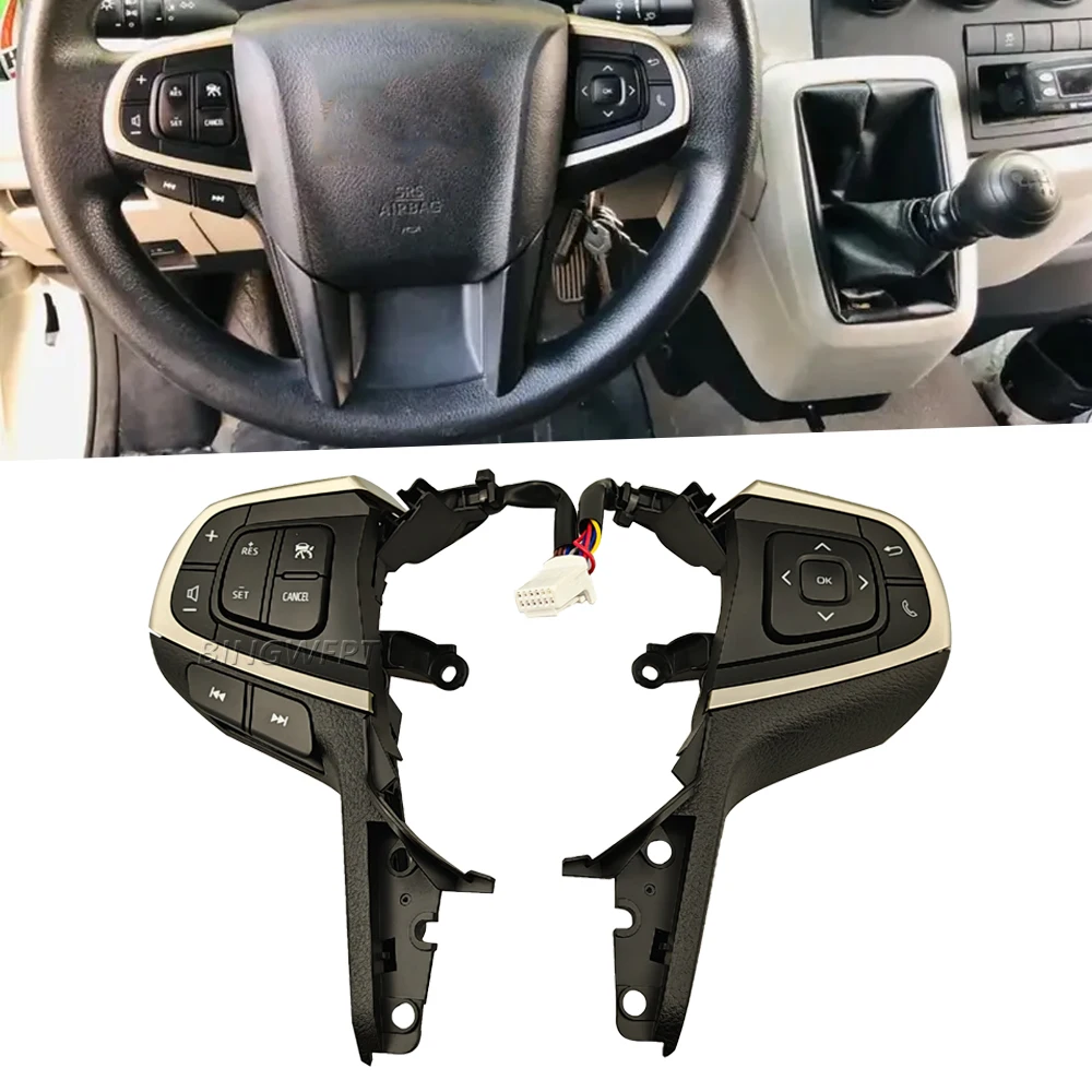 

Высокая конфигурация многофункционального переключателя на руле для Toyota Hiace 2019-2024 автомобильные аксессуары