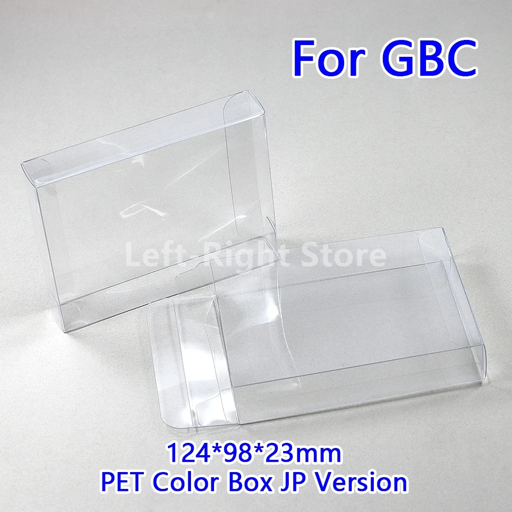 

60PCS JP EU US Version For Nintendo Game Color Boxes Clear Transparent For GBC Protector Case Plastic PET Color Box Protector