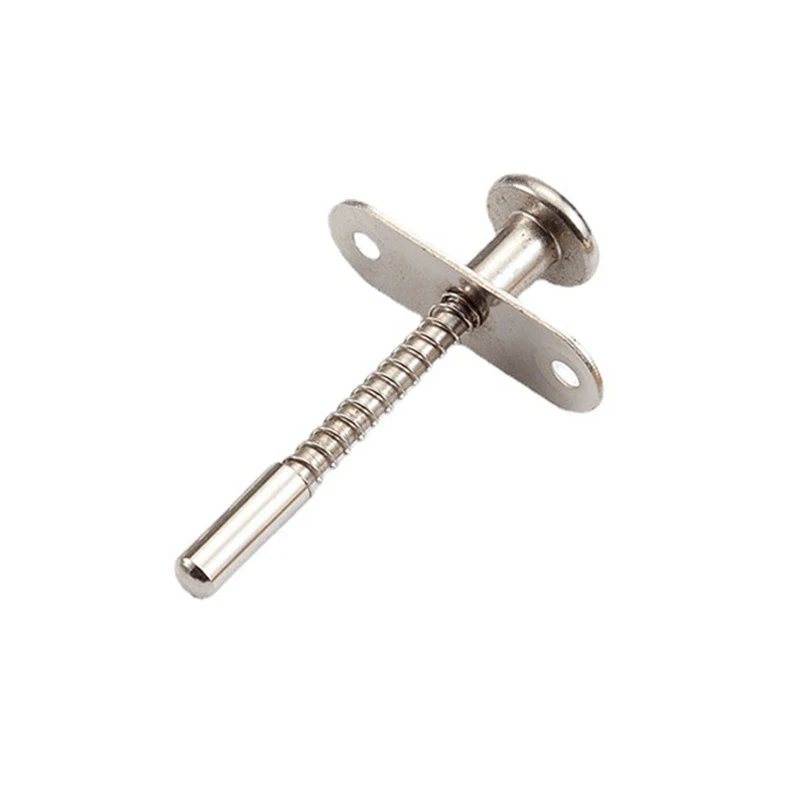 

Spring Loaded Latch Multifunctional Heavy Duty Steel Plunger Barrel Bolt for Cupboard Small Bed Cabinet Window Screen Supplies
