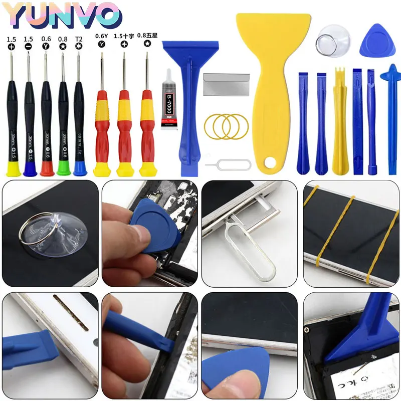 15-29Pcs S2 Precision Screwdriver Set for Mobile Phones Notebooks and Computers-Perfect Small Maintenance and Disassembl Tools