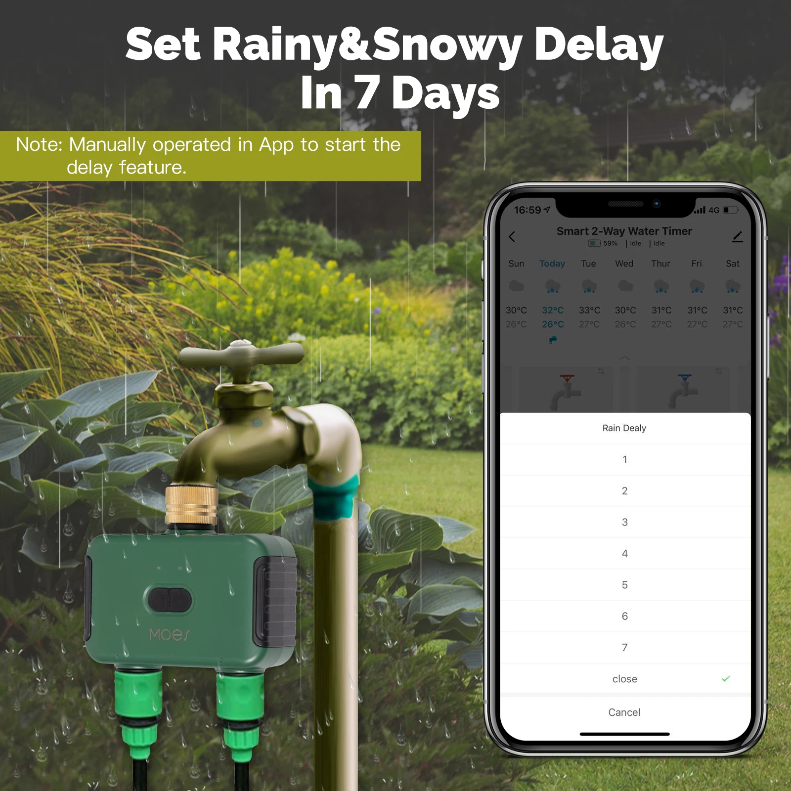 Temporizador de agua inteligen - Smart Garden Uk reseña y precio