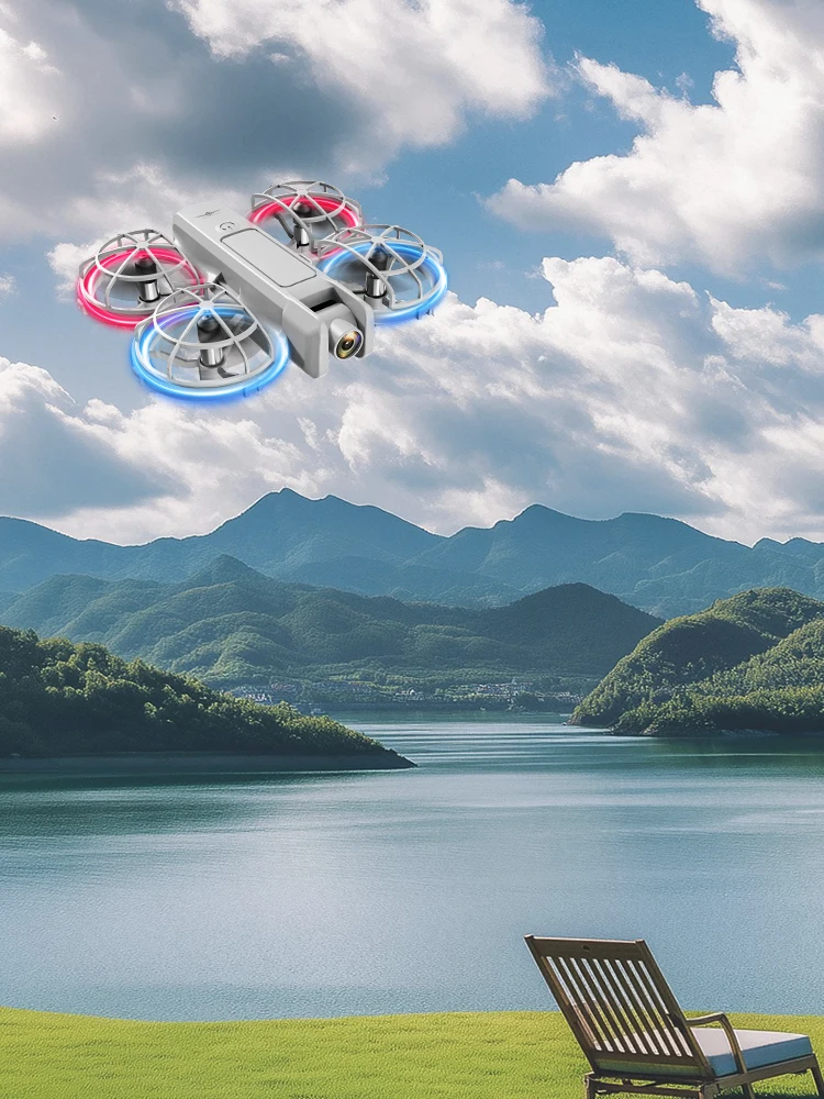 KF600 RC Mini Drone HD Camera Screen Remote Optical Flow LED Lights 3D Stunt Fly FPV RC Quadcopter For Kids Adults Toys