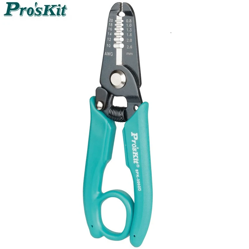 Proskit 8PK-3002D Clamp Fiber Optic Stripper 8PK-3002D Cable Stripping Tool /Fiber Wire Stripper