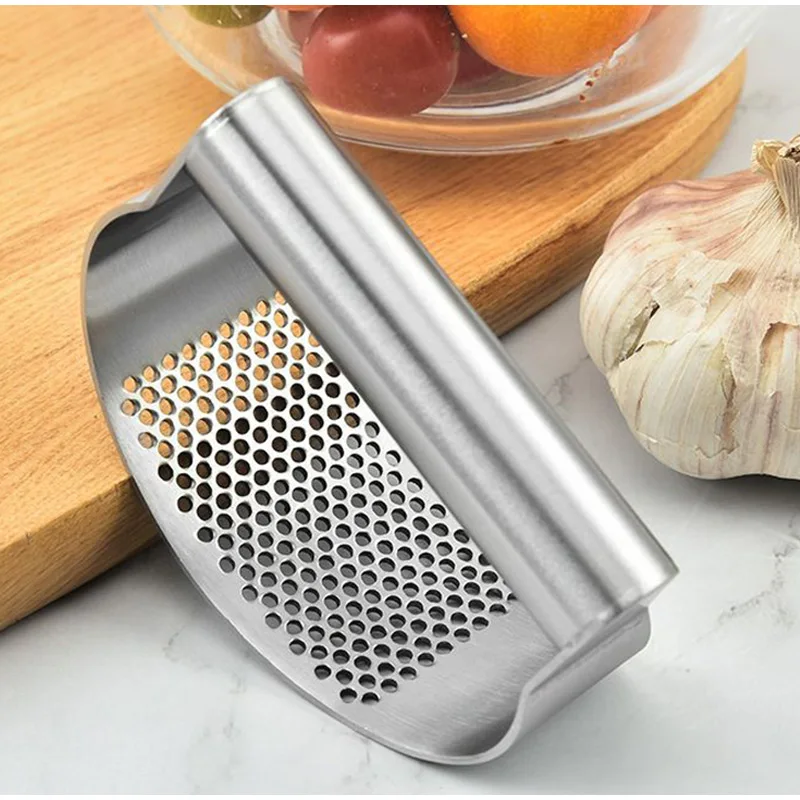 Upgraded Stainless Steel Garlic Press Squeezer Manual Garlic Ginger Rocker Crusher Garlic Cutting Mince Tools Kitchen Gadgets image 5
