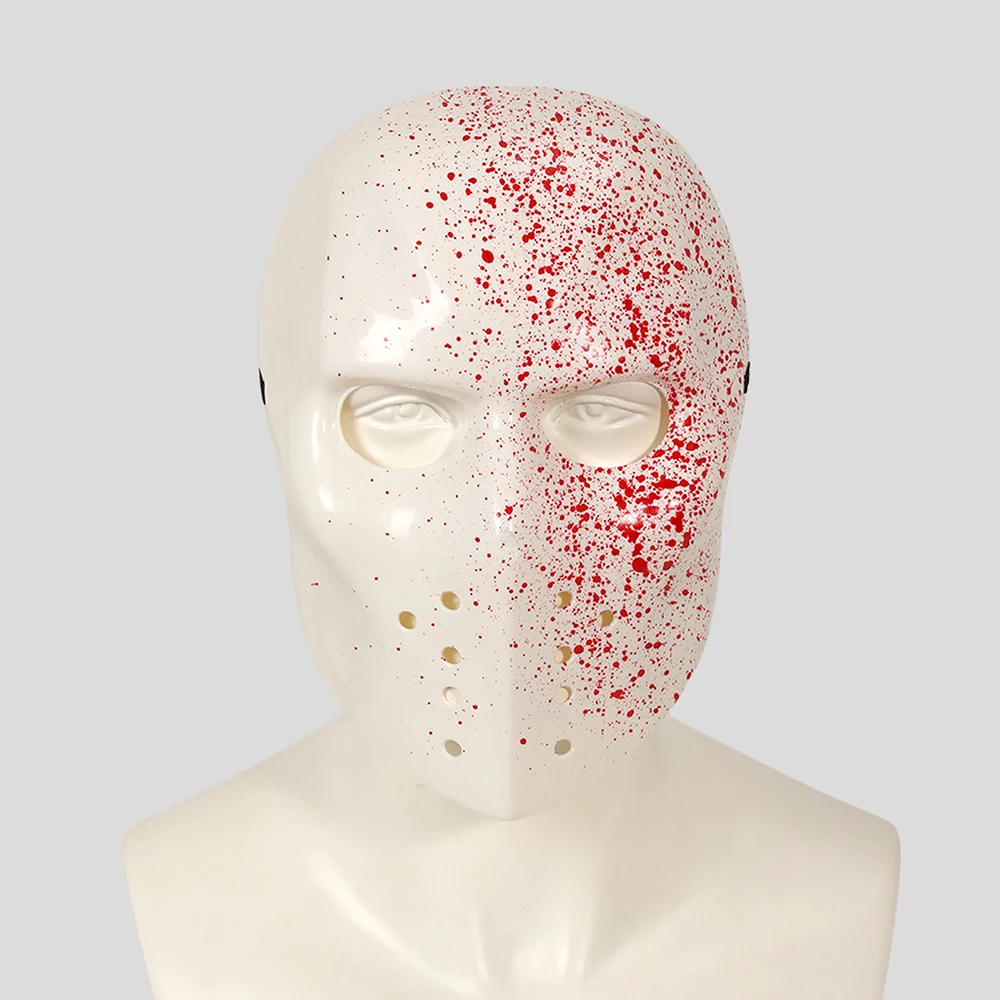 قناع الهوكي الدموي، أقنعة حفلات تنكرية مريحة، قناع رعب تنكري، أقنعة الهالوين الواقعية لحفلات الهالوين الكرنفالية