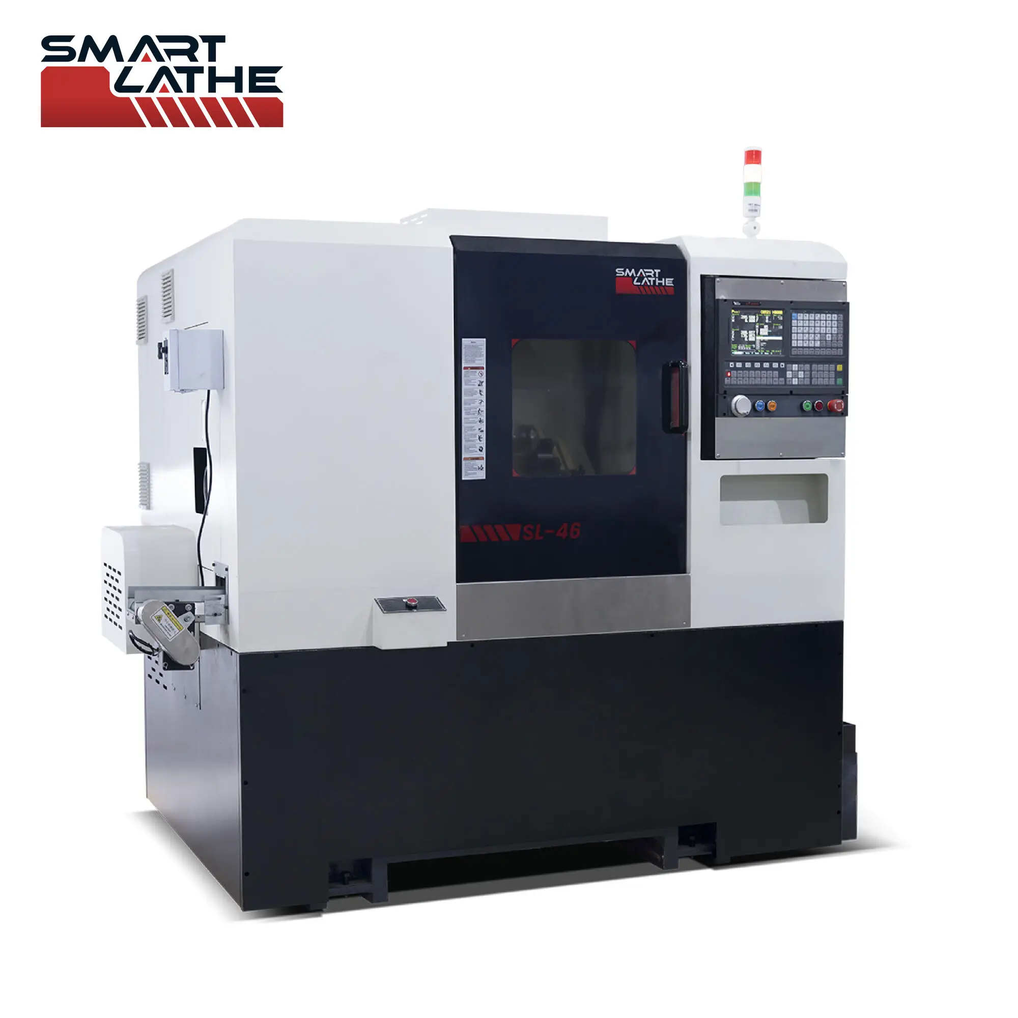 SL 46 High Precision Spindle Optional Servo&Live Turret Slant Bed Cnc Lathe Hine