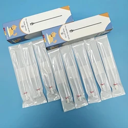 10Pcs/Box Cat Catheter With/Without Stylet 3Fr End Hole 4Fr Side Holes Veterinary Urinary Cat Catheters Pet Care Room