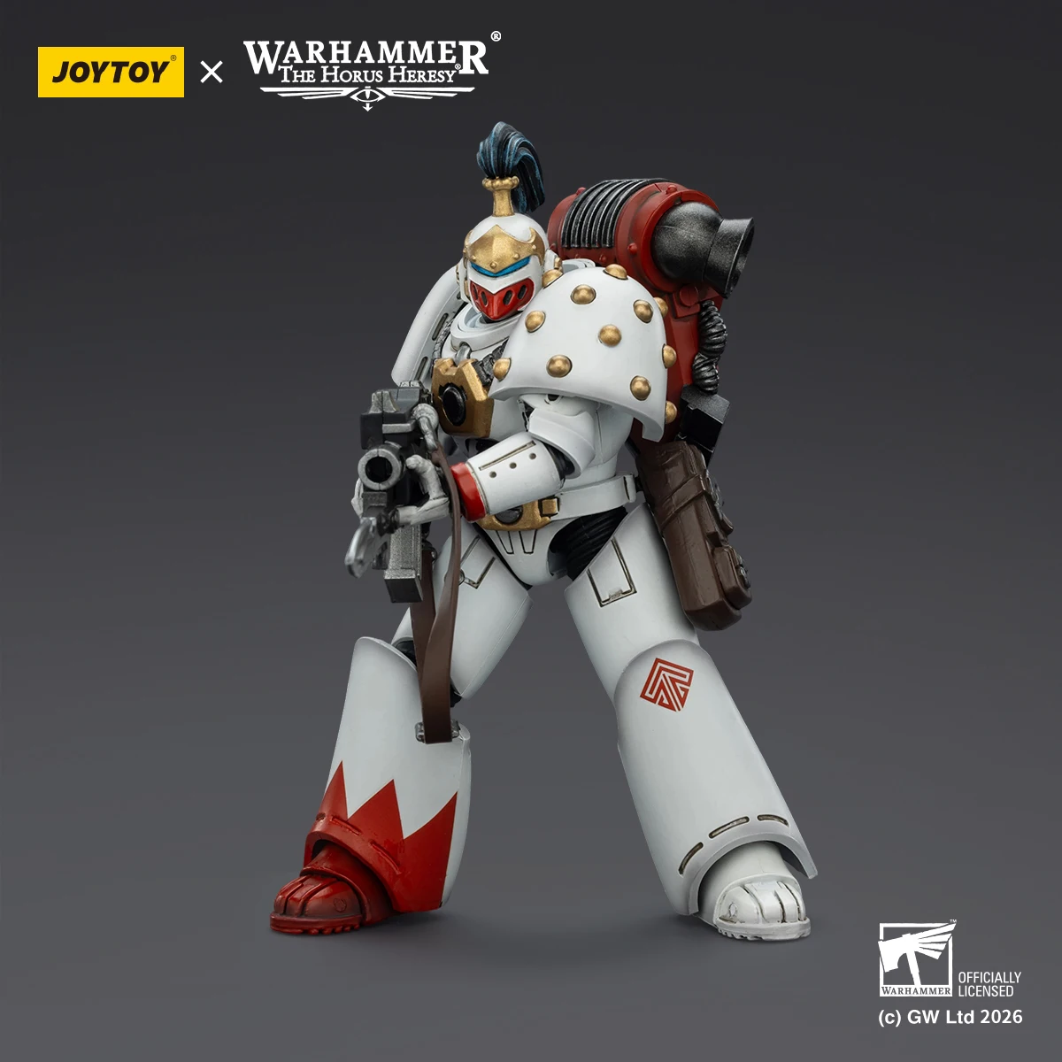 【Preventa】JOYTOY Warhammer 40K White Scars MKIll Legionario Táctico 2 Piezas 1/18 Figura de Acción Modelo de Juguete