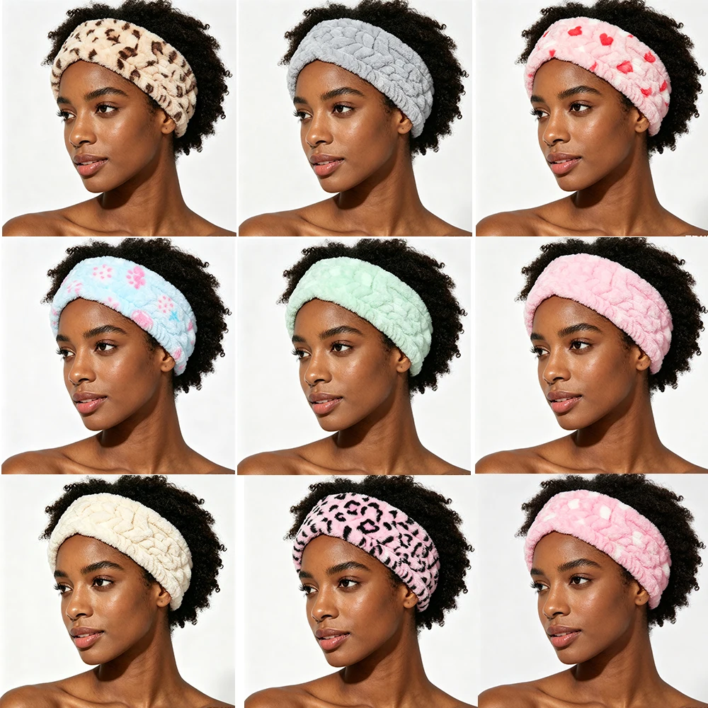 2pcs Women'S Hairband | Highly Elastic Non-Slip Headband for Cleansing, Makeup Application & Bathing