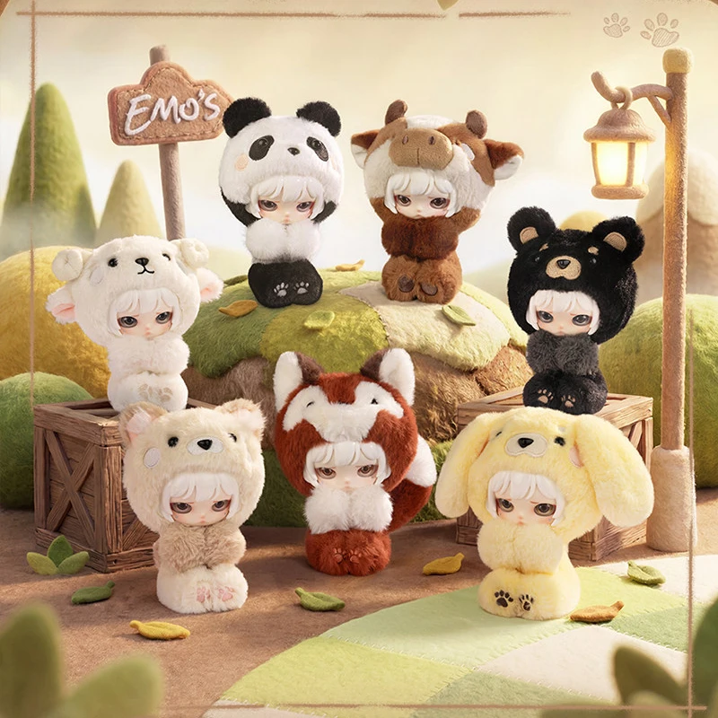 

AYOR TOYS x EMO'S Emotional Sanctuary Series Blind Box Vinyl Cute Keychains Doll Surprise Bag Collect Backpack Pendants Toy Gift