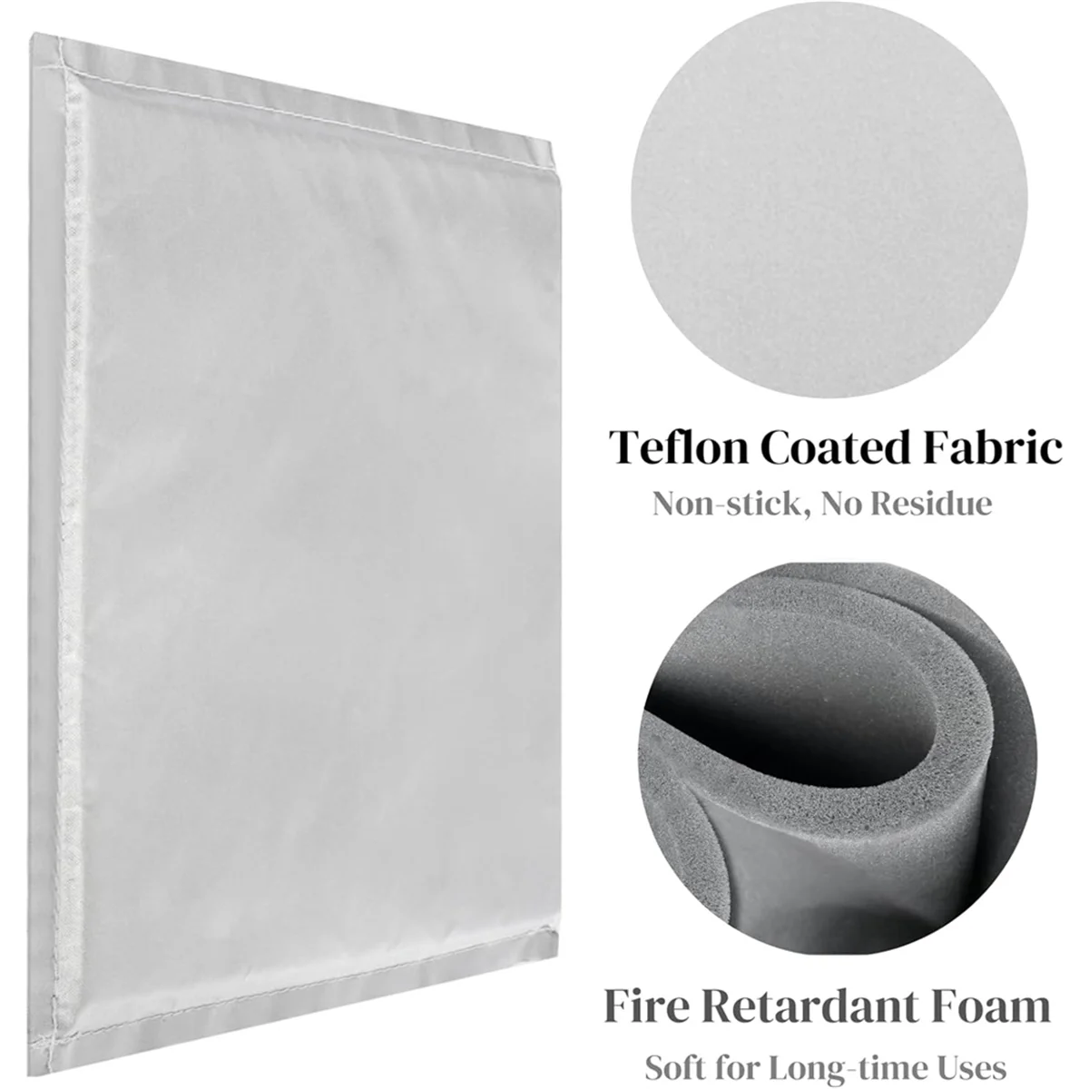 SSR 8 Pcs Heat Pillow Bundle, Heat Mat Set 4 Heat Pressing Pillow 2 Transfer Sheet & 2 Tape