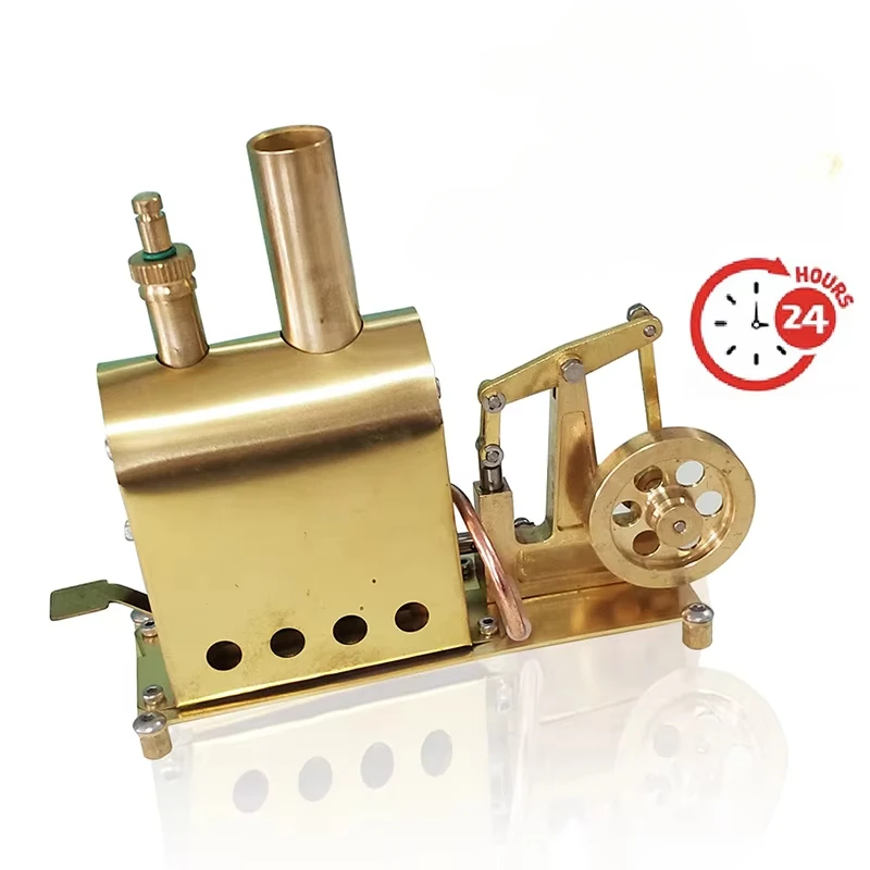 M89 Retro Steam Boiler Heating Operation Start Engine Simulation Mini Brass Steam Engine Model Physics Experiment Toy