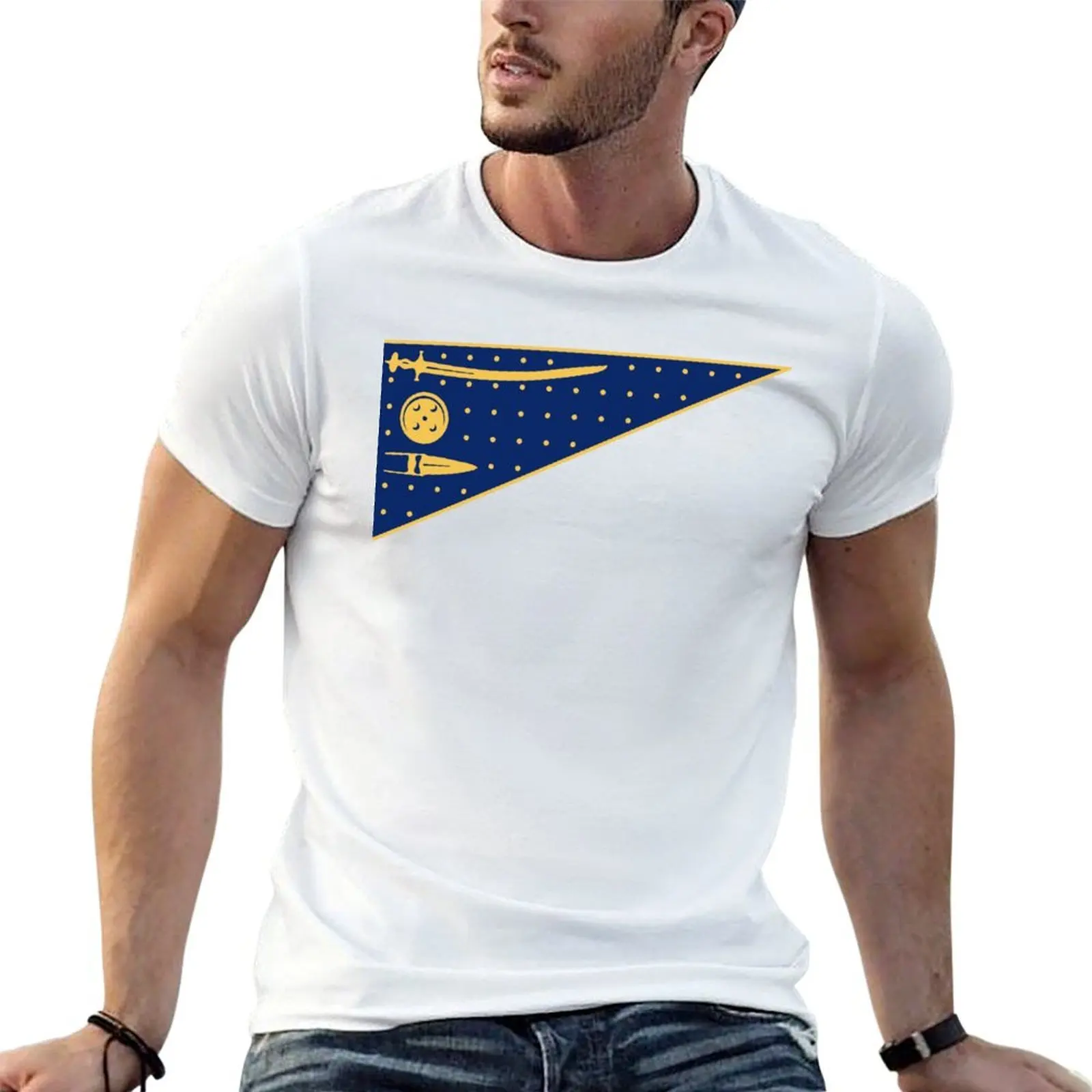 

Blue Puratan Nishan Sahib T-Shirt t shirt for man anime t shirts for man graphic t shirts for man T-Shirt