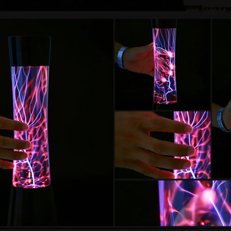 Strange New Voice Control Xiaoman Waist-shaped Lightning Ball Bedroom Bedside Decoration Ion Ball Electronic Magic Ball Lamp