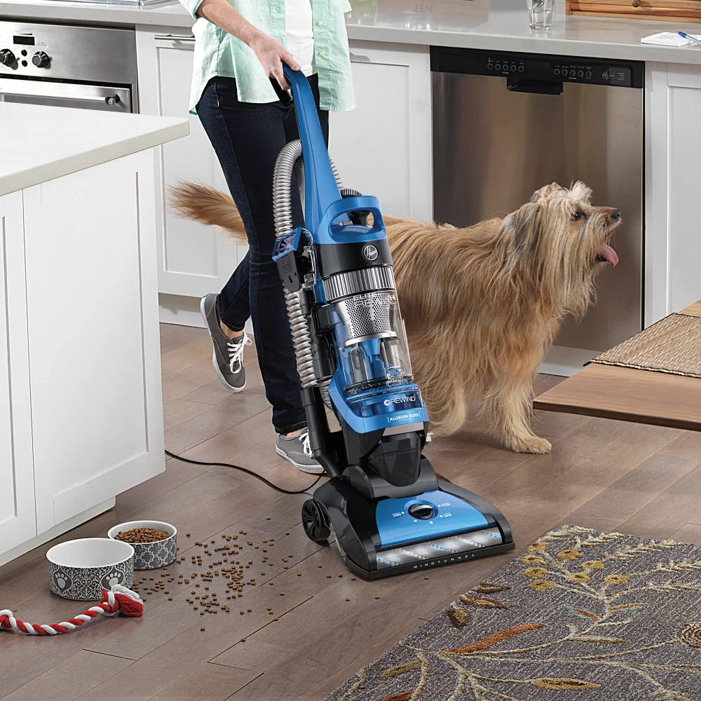 Pembersih vakum Hoover Elite Rewind Plus, pembersih vakum tegak dengan Media HEPA, UH71200 baru 2023