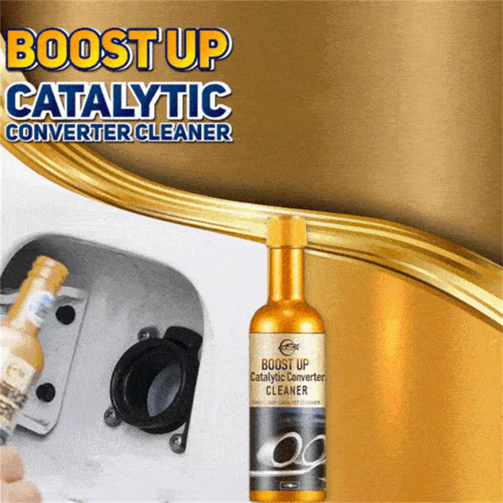 2*120ml Engine Catalytic Converter Cleaner Automobile Catalytic Converter Cleaners Catalysts Easy to Clean Engine Accelerators