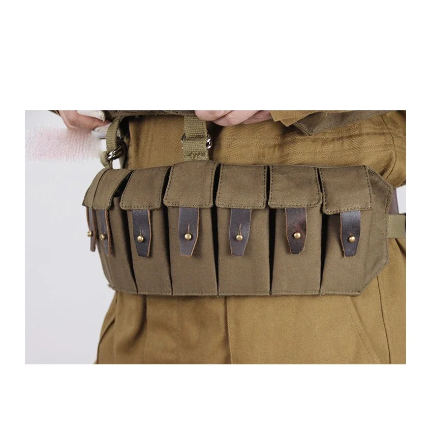 ソビエトロシア特殊部隊タクティカルベストはキャンバス胸吊り装備で持ち運びます