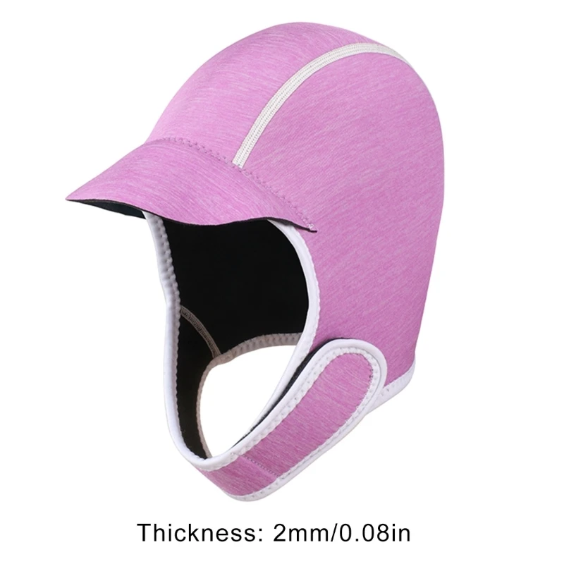 Thermal Swimming Neoprene Diving Hood 2mm Thermal Adjustable Beanie Surfing Diving Headgear for Men DropShipping